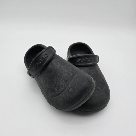 Crocs Sandals Womens 10 Black Bistro Clog Non Slip No Holes Bistro Chef - Picture 1 of 7